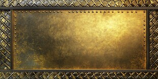复古金属质感边框背景图