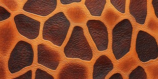 长颈鹿纹理皮革图案特写