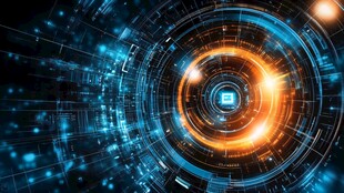 科技感十足的未来数字界面