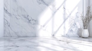 简约大理石室内光影空间