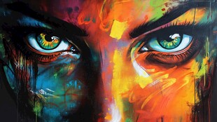 多彩艺术眼的视觉冲击