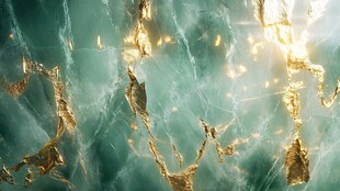 绿玉金纹 奇幻纹理之美