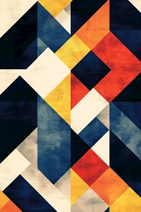 几何抽象拼接图案背景