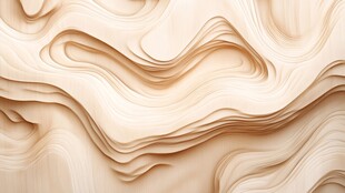 米白色波浪纹理艺术背景
