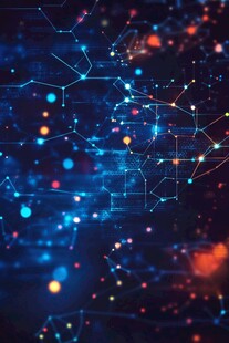 科技感数字网络背景画面