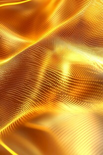 金色流动线条科技感背景