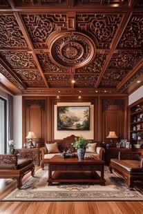 中式古典客厅的雅致之美