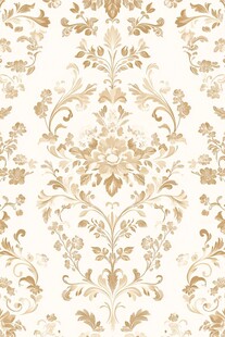 欧式古典花纹墙纸图案