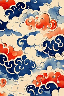 中式云纹图案