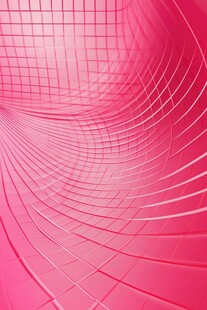 粉色网格曲线抽象背景图