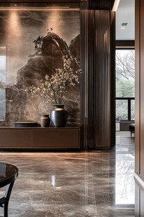 中式玄关设计 尽显典雅韵味