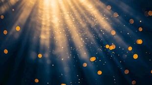 梦幻金色光线背景特效