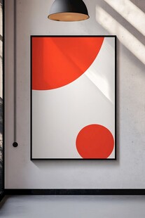 现代简约风几何装饰画