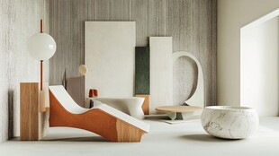 现代简约风室内家具陈列