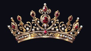 华丽璀璨的宝石镶嵌皇冠