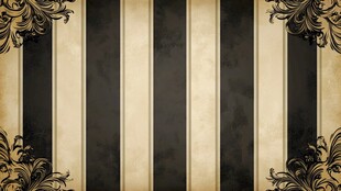 复古黑金条纹装饰背景图