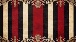 复古条纹奢华装饰背景图