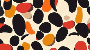 多彩几何形状抽象图案背景