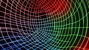 炫彩网格线条抽象背景图