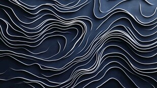 立体波浪纹理背景图案