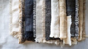 多样纹理布料展示