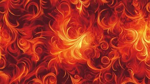 绚丽火焰花纹背景图案
