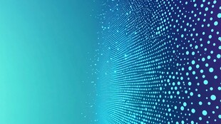 渐变蓝点科技风背景图
