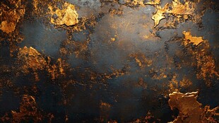 金色斑驳抽象纹理背景图