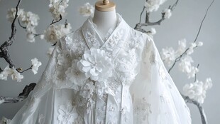 素白汉服 典雅古韵绽芳华