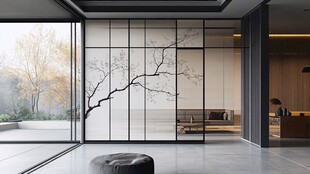 现代日式风通透室内空间