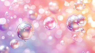 梦幻彩色泡泡背景图