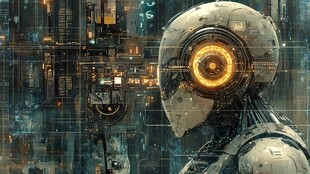 未来机器人置身科技空间