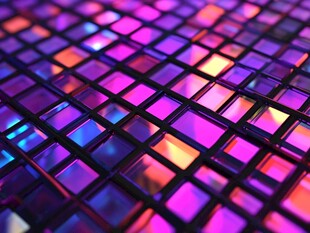 炫彩马赛克瓷砖图案背景