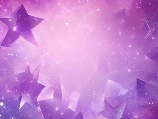 梦幻紫色星空几何背景图