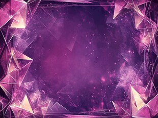 梦幻紫色几何星空背景