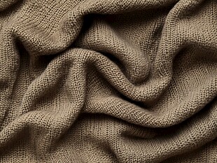 米色针织布料纹理特写