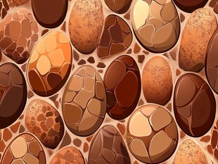 多彩裂纹蛋图案纹理背景