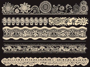 复古蕾丝花边图案集合