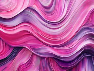 梦幻粉紫流体波纹背景图