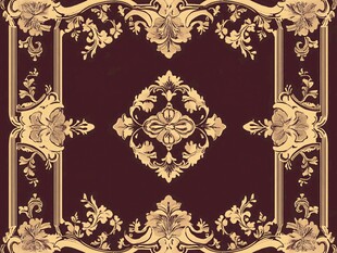 复古金色欧式花纹背景图