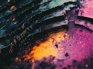 绚丽多彩的机械零件纹理