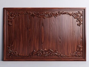 雕花实木板材 尽显工艺之美