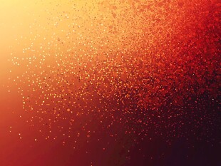 渐变红金粒子梦幻背景图