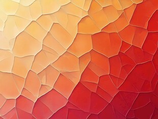 渐变红橙多边形纹理背景