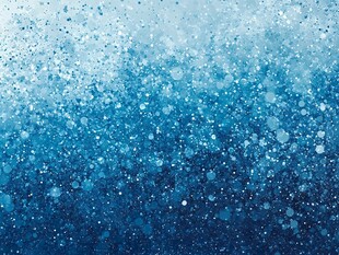 梦幻蓝色渐变粒子背景