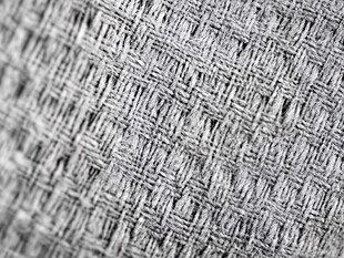 灰色织物纹理特写