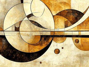 抽象几何艺术装饰图案