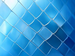 蓝色网格质感科技背景图