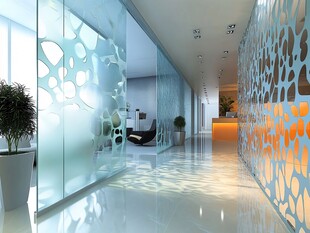 现代时尚办公走廊空间设计