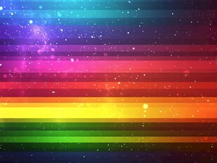 多彩条纹星空背景图